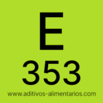¿Que es el E353 - Metatartrato de sodio?