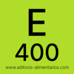 ¿Que es el E400 - Alginato sódico?